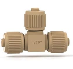 IDEX Health MicroTee PEEK - 1/16" w/Fittings, Quantity: Each of 1