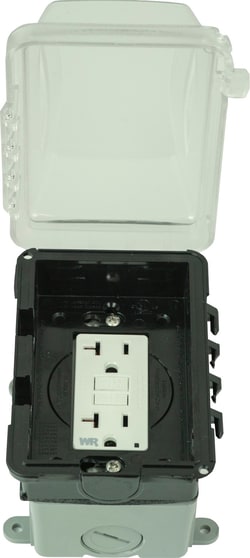 Darwin Chambers Company GFCI PROTECTED DUPLEX OUTLET, Quantity: Each of