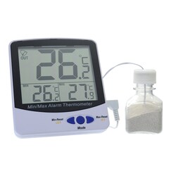 Thermco Products Inc Large digit bottle current/min/max temp digital thermometer,