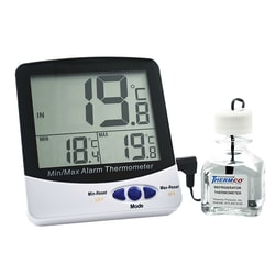 Thermco Products Inc Large digit bottle current/min/max temp digital thermometer,