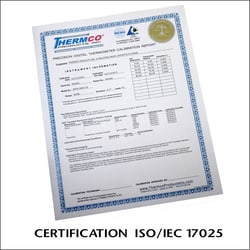 Thermco Products Inc CALIBRATION POINT/CERT, Quantity: Each of 1