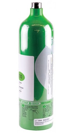 Sensit Technologies Combo Calibration Gas, CH4, CO, 103L, Quantity: Each