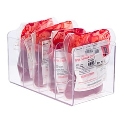 Medicus Health Blood Unit Boot Tray with Handle, 4 Place, Quantity: Each