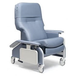 Medicus Health Deluxe Clinical Care Recliner with Drop Arms, Blueridge,