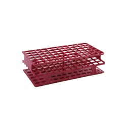 Medicus Health Full 16mm Tube Racks - Ultra Durable Delrin, Red