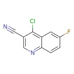 eMolecules​ 4-CHLORO-6-FLUORO-QUINOLINE-3-CARBONITRILE | 886362-73-8 |