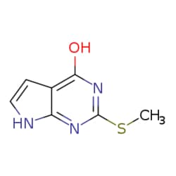 eMolecules​ 2-(methylthio)-7H-pyrrolo[2,3-d]pyrimidin-4-ol | 67831-83-8