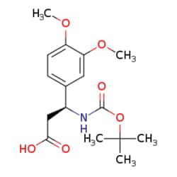 eMolecules​ Boc-(S)-3-amino-3-(3,4-dimethoxyphenyl)propionic acid | 499995-84-5