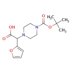 eMolecules​&nbsp;2-(4-Boc-piperazinyl)-2-(2-furanyl)acetic acid | 870719-85-0 | 1G