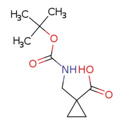 eMolecules​ 1-(Boc-aminomethyl)cyclopropyl-1-carboxylic acid99% | 204376-48-7