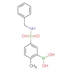 eMolecules​&nbsp;N-Benzyl 3-borono-4-methylbenzenesulfonamide | 871329-73-6 | 1G | Purity: 98%