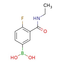 eMolecules​ 3-(Ethylcarbamoyl)-4-fluorophenylboronic acid | 874219-20-2