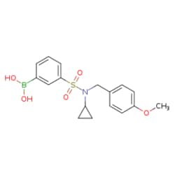 eMolecules​&nbsp;3-[N-Cyclopropyl-N-(4-methoxybenzyl)sulfamoyl]phenylboronic acid | 913836-07-4 | 1G | Purity: 98%