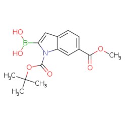 eMolecules​ 1-BOC-6-(methoxycarbonyl)indole-2-boronic acid | 848357-46-0