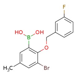 eMolecules​&nbsp;3-Bromo-2-(3'-fluorobenzyloxy)-5-methylphenylboronic acid | 849062-40-4 | 250MG | Purity: 95%