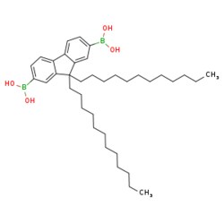 eMolecules​ 9,9-Didodecylfluorene-2,7-diboronic acid | 480424-86-0 | 1G