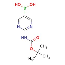 eMolecules​ 2-(BOC-Amino)pyrimidine-5-boronic acid | 883231-25-2 | 1G |