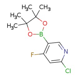 eMolecules​ 2-Chloro-4-fluoropyridine-5-boronic acid, pinacol ester | 1256359-04-2