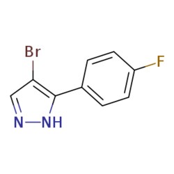 eMolecules​ 4-Bromo-5-(4-fluorophenyl)-1(2)H-pyrazole | 474706-36-0 | 1G