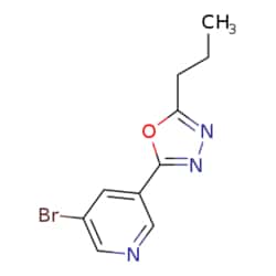 eMolecules​ 2-(5-Bromopyridin-3-yl)-5-propyl-1,3,4-oxadiazole | 1187385-81-4