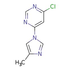 eMolecules​ 4-Chloro-6-(4-methyl-1H-imidazol-1-yl)pyrimidine | 941294-32-2