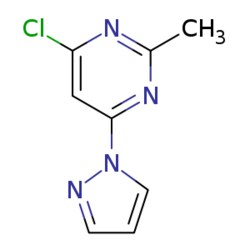 eMolecules​ 4-Chloro-2-methyl-6-(1H-pyrazol-1-yl)pyrimidine | 957035-38-0