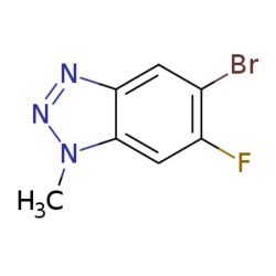 eMolecules​ 5-Bromo-6-fluoro-1-methylbenzimidazole | 1330750-48-5 | 1G