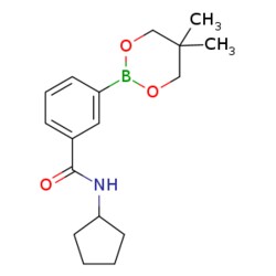 eMolecules​ 3-(Cyclopentylaminocarbonyl)phenylboronic acid, neopentyl glycol