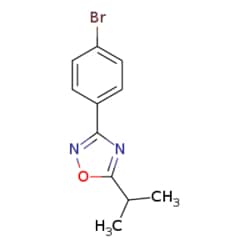 eMolecules​ 3-(4-Bromophenyl)-5-isopropyl-1,2,4-oxadiazole | 917562-24-4