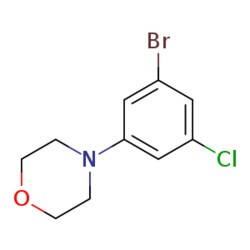 eMolecules​ 1-Bromo-3-chloro-5-morpholinobenzene | 1259445-15-2 | 1G |
