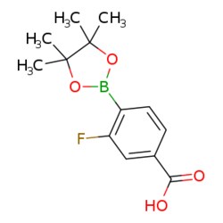 eMolecules​ 4-Carboxy-2-fluorophenylboronic acid, pinacol ester | 1050423-87-4
