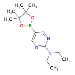 eMolecules​ 2-Diethylaminopyrimidine-5-boronic acid, pinacol ester | 1218791-45-7