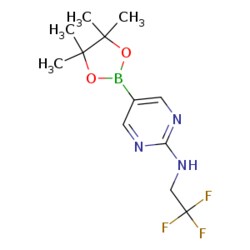 eMolecules​ 2-(2,2,2-Trifluoroethylamino)pyrimidine-5-boronic acid, pinacol