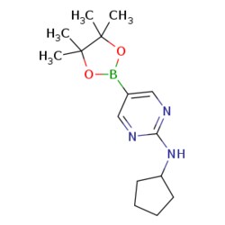 eMolecules​ 2-(Cyclopentylamino)pyrimidine-5-boronic acid, pinacol ester