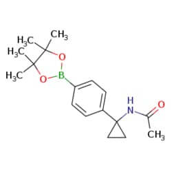eMolecules​ 4-(1-Acetamidocyclopropyl)phenylboronic acid, pinacol ester