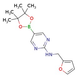 eMolecules​ 2-(Furan-2-ylmethylamino)pyrimidine-5-boronic acid, pinacol