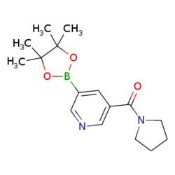 eMolecules​ 5-(Pyrrolidinocarbonyl)pyridine-3-boronic acid, pinacol ester