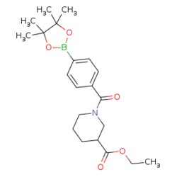 eMolecules​ 4-(3-Ethoxycarbonylpiperidine)carboxamidophenylboronic acid,