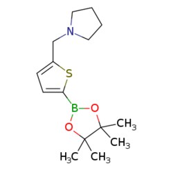 eMolecules​ 5-(1-Pyrrolidinylmethyl)thiophene-2-boronic acid pinacol ester