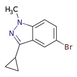 eMolecules​ 5-Bromo-3-cyclopropyl-1-methylindazole | 1311197-79-1 | 1G