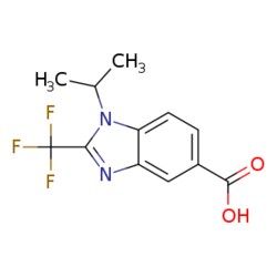 eMolecules​&nbsp;1-Isopropyl-2-(trifluoromethyl)-1h-benzimidazole-5-carboxylic acid | 306935-42-2 | 1G | Purity: 98%