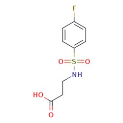 eMolecules​ N-[(4-Fluorophenyl)sulfonyl]-beta-alanine | 208121-88-4 | 5G
