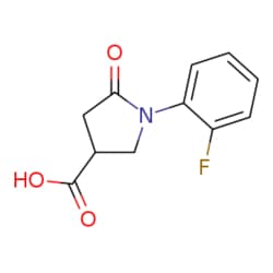 eMolecules​ 1-(2-Fluorophenyl)-5-oxopyrrolidine-3-carboxylic acid | 1998-86-3