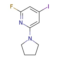 eMolecules​ 2-Fluoro-4-iodo-6-(pyrrolidin-1-yl)pyridine | 1228665-69-7
