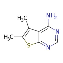 eMolecules​ 5,6-Dimethylthieno[2,3-d]pyrimidin-4-amine | 4994-89-2 | 1G