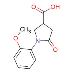eMolecules​ 1-(2-Methoxyphenyl)-5-oxopyrrolidine-3-carboxylic acid | 39629-90-8