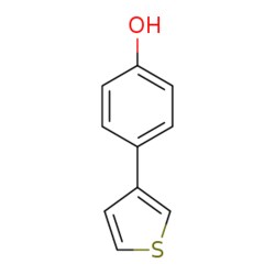 eMolecules​ 4-(Thiophen-3-yl)phenol | 29886-67-7 | 5G | Purity: 97%, Quantity: