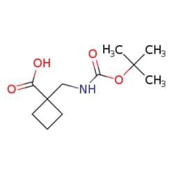eMolecules​ 1-Bocaminomethyl-cyclobutanecarboxylic acid | 220145-21-1 |
