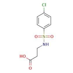 eMolecules​ 3-[(4-Chlorobenzene)sulfonamido]propanoic acid | 36974-65-9