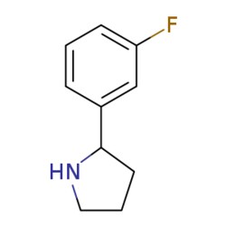 eMolecules​ 2-(3-Fluorophenyl)pyrrolidine | 298690-72-9 | 1G | Purity: